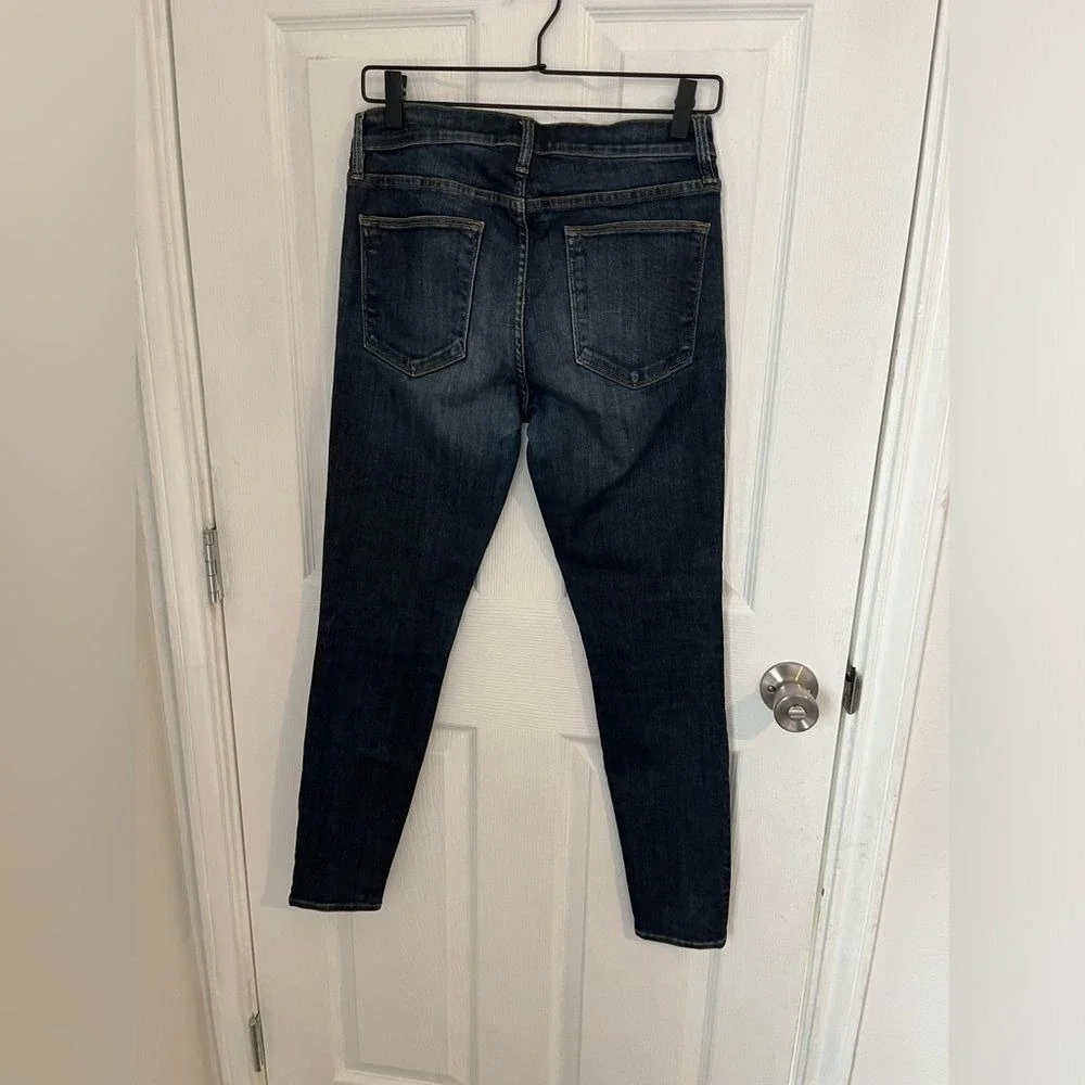 FRAME‎ le high skinny dark blue Denim Jeans, waist 14.5